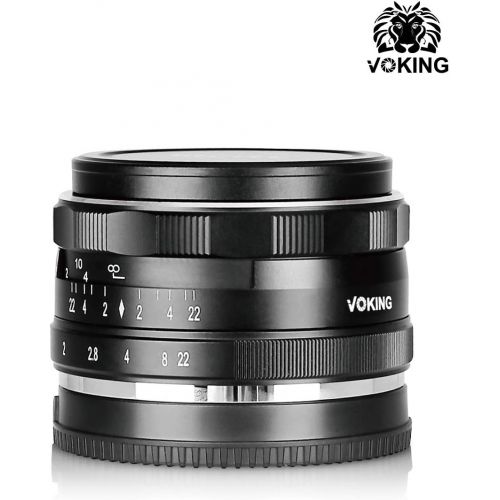  Voking 35mm f1.7 Large Aperture Manual Focus APS-C Lens for Fujifilm X Mount Mirrorless Camera X-T3 X-H1 X-Pro2 X-E3 X-T1 X-T2 X-T4 X-T10 X-T20 X-A2 X-E2 E2s X-E1 X30 X70 X-T200 X-