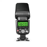 Voking VK750III Remote TTL Speedlite Slave Mode Flash with LCD Display Compatible with DSLR Standard Hot Shoe Cameras EOS Rebel 4000D 5DS 5DSR 5S Mark IV 5D Mark III 6D 6D Mark II