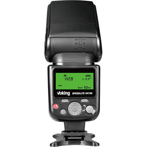  VOKING VK750 Manual LCD Display Universal Flash Speedlite Compatible with Nikon Pentax Panasonic Olympus Fujifilm DSLR Mirrorless Cameras