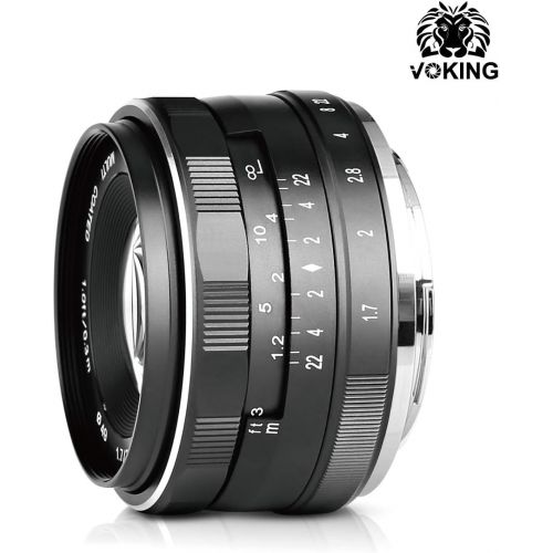  [아마존베스트]Voking 35mm F1.7 Large Aperture Manual Fixed Lens APS-C for Sony E Mount Mirrorless Cameras NEX 3 3N 5 NEX 5T NEX 5R NEX 6 7 A6400 A5000 A5100 A6600 A6000 A6100 A6300 A6500 A3000