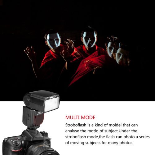  [아마존베스트]VOKING VK750 Manual LCD Display Universal Flash Speedlite for Canon Nikon Pentax Panasonic Olympus Fujifilm DSLR Mirrorless Cameras