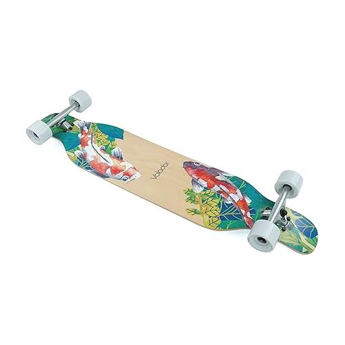  VOLADOR Freeride Longboard Cruiser | Maple Wood Deck| Drop Through Longboard Complete