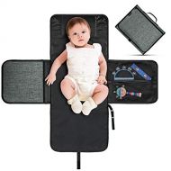 VOLADOR Volador Extra Large Baby Diaper Changing Pad Portable, Infant Nappy Changing Mat, Diaper Clutch for Travel, Foldable Baby Changing Station with Head Cushion - Waterproof - Lightwei