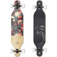 [아마존베스트]VOLADOR 42inch Freeride Longboard Complete Cruiser (Drop Through Deck - Camber concave)