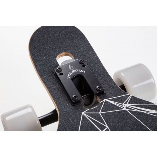  [아마존베스트]VOLADOR 42inch Freeride Longboard Complete Cruiser (Drop Through Deck - Camber concave)