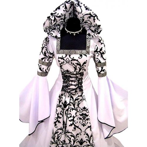  VOLOER Medieval Victorian Renaissance Gothic Wedding Dress US Ship