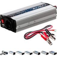 [아마존베스트]VOLTRONIC Modised sine wave voltage converter, 200 W with E-mark, 12 V to 230 V, USB, power converter, inverter car