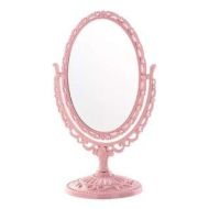 VONOTO 11.7x 5 Portable Desktop High Definition Makeup Mirror Vanity Mirror Cosmetic Mirror (Pink)