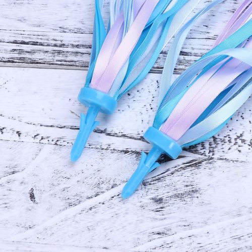  VORCOOL 1Pair Bike Handlebar Streamers Bicycle Grips Colorful Polyester Streamers Tassel Ribbons Children Baby Carrier Accessories