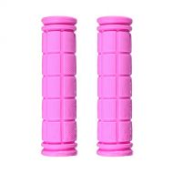 VORCOOL Bicycle Handlebar Grips,2pcs Soft BMX MTB Cycle Road Mountain Bicycle Scooter Bike Handle bar Rubber End Grip Boys and Girls Kids Bikes Childs Gift (Pink)