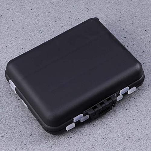  [아마존베스트]Vorcool Fishing Tackle Box, Plastic, Professional Fishing Accessories Storage Box (Black)