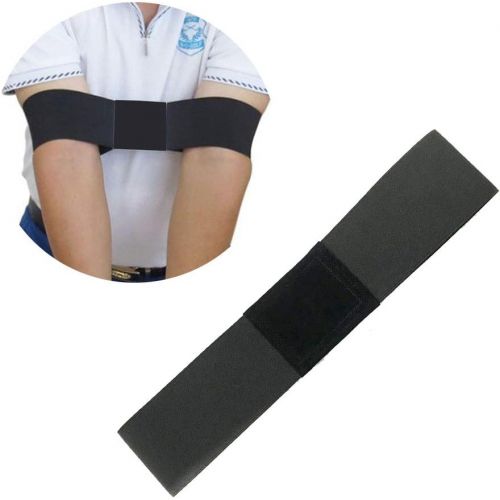  Vosarea 1PC Golf Swing Arm Band Training Aid for Golf Beginners Unisex (Black)