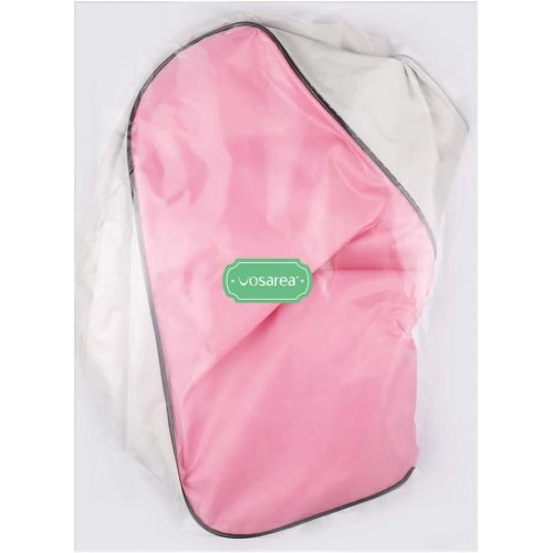  VOSAREA 1pc Large Capacity Smooth Zipper Portable Triangle Cloth Tote Bag Shoulder Bag Skates Bag for Sports Outdoors Skating