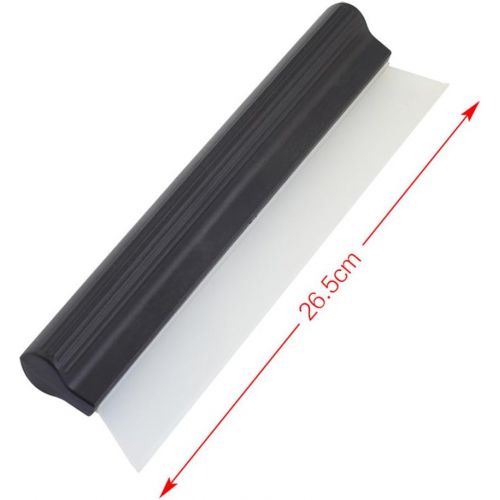  [아마존베스트]VOSAREA Silicone Squeegee Water Wiper for Car Mirror Window Cleaning (Black)