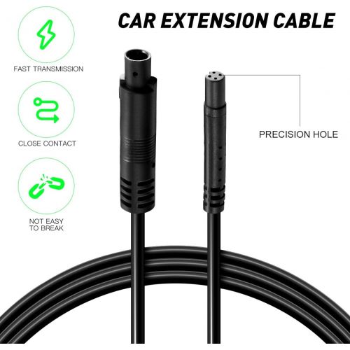  Vosarea dash cam rear view camera rear car recorder cable extension cable 2.5 M 4 pin for 12 V 24 V