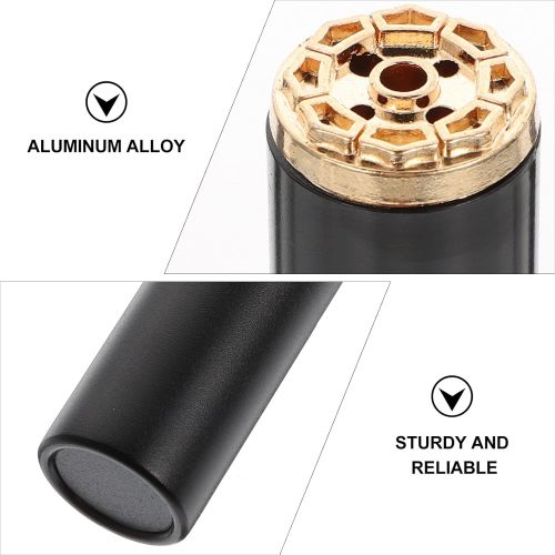  인센스스틱 VOSAREA Incense Storage Tube Line Incense Canister Sticks Incense Burner Box Spice Box Round Incense Holder Box Black