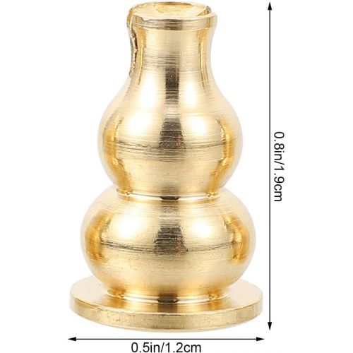  인센스스틱 VOSAREA 3pcs Gourd Incense Burner Incense Coil Holder Copper Golden Incense Stick Burner Stand Buddha Tea Room Incense Aroma Burning Rack