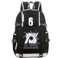 VOSTE Backpack Bag Cosplay School Black Oxford Cloth Bags (Color 2)