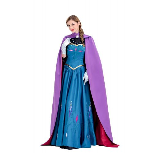  VOSTE Halloween Costume Fancy Ball Princess Cosplay Long Dress for Women