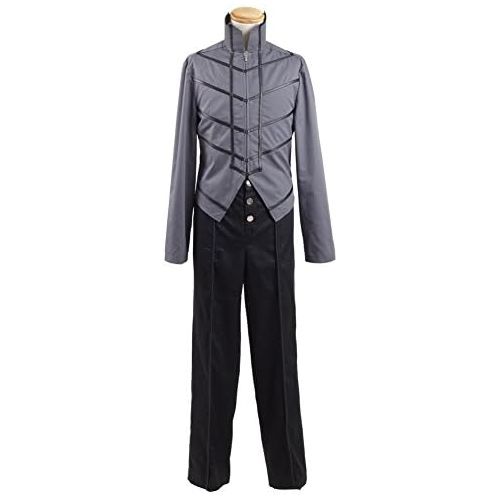  할로윈 용품VOSTE P5 Akira Kurusu Cosplay Costume Joker Outfit Halloween Long Jacket Full Set