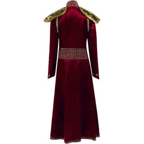  VOSTE Cersei Costume Halloween Cosplay Party Show Queen Black Long Dress for Women