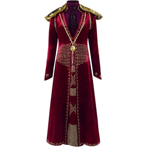  VOSTE Cersei Costume Halloween Cosplay Party Show Queen Black Long Dress for Women