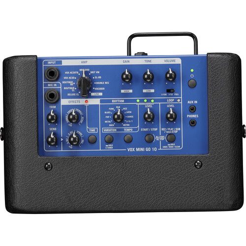  VOX Mini GO 10W Portable Modeling Amplifier (Cobalt Blue)