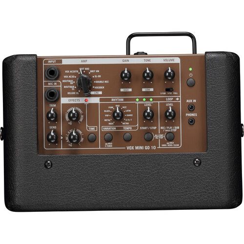  VOX Mini GO 10W Portable Modeling Amplifier (Earth Brown)