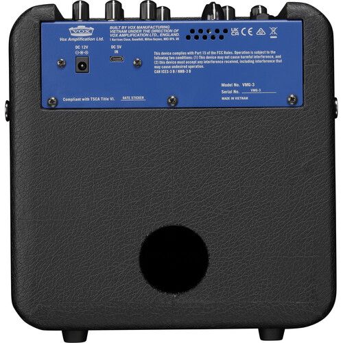  VOX Mini GO 3W Portable Modeling Amplifier (Cobalt Blue)