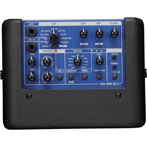  VOX Mini GO 3W Portable Modeling Amplifier (Cobalt Blue)