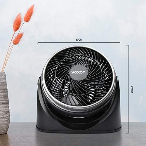  [아마존베스트]VOXON Fan, table/wall table fan, powerful and quiet turbo fans with 3 speed settings and adjustable tilt angle.