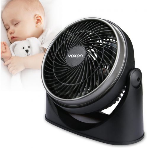  [아마존베스트]VOXON Fan, table/wall table fan, powerful and quiet turbo fans with 3 speed settings and adjustable tilt angle.