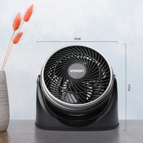  [아마존베스트]VOXON Fan, table/wall table fan, powerful and quiet turbo fans with 3 speed settings and adjustable tilt angle.