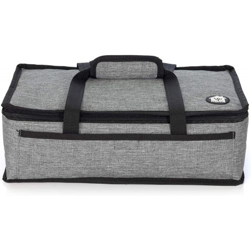  VP Home Insulated Casserole Carrier Travel Bag (Heather Gray)