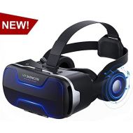 [아마존베스트]VR Headset,Virtual Reality Headset, VR SHINECON 3D VR Glasses for TV, Movies & Video Games - Virtual Reality Glasses VR Goggles for iPhone, Android and Other Phones Within 4.7-6.0