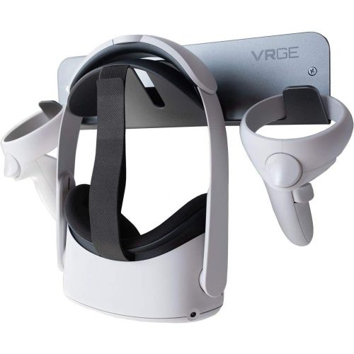  [아마존베스트]VRGE VR Wall Mount Storage Stand Hook - for Oculus Quest 2 - Rift - Rift-S - Quest - HTC Vive - Vive Pro - Playstation VR - Valve Index - Vive Cosmos and Mixed Reality Headsets