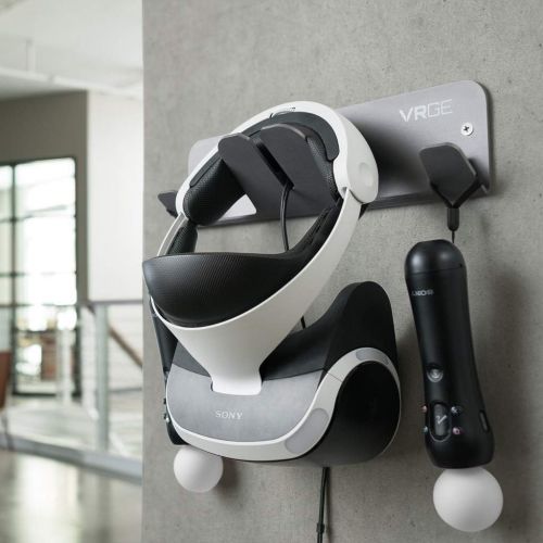  [아마존베스트]VRGE VR Wall Mount Storage Stand Hook - for Oculus Quest 2 - Rift - Rift-S - Quest - HTC Vive - Vive Pro - Playstation VR - Valve Index - Vive Cosmos and Mixed Reality Headsets