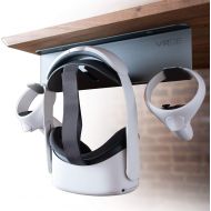 [아마존베스트]VRGE VR Stand Under Desk Storage Display Hook Organizer - Premium Metal - For Oculus Rift Oculus Rift S Quest 2, HTC Vive, Vive Pro, Playstation VR, Valve Index, Vive Cosmos and Mi
