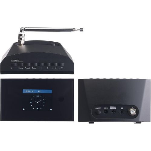  [아마존베스트]-Service-Informationen VR-Radio WLAN Radio Tuner: Digital WiFi Hi-Fi Tuner with Internet Radio, DAB+, FM, Remote Control (DAB Radio with WLAN)