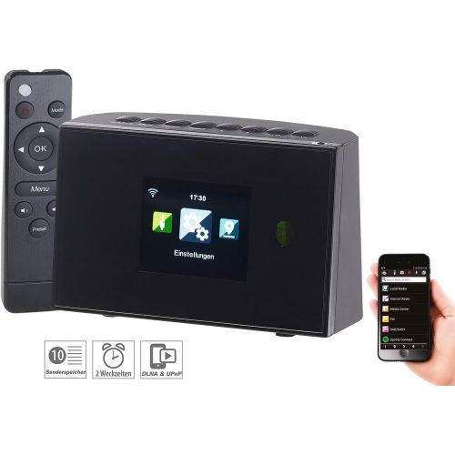  [아마존베스트]-Service-Informationen VR-Radio Internet Radio Receiver: WLAN HiFi Receiver (Tuner) for Internet Radio and FM, Remote Control (Internet Radio Adapter)