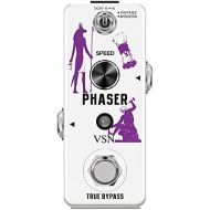 VSN Guitar Phaser Effect Pedal Analog Phase Effect Pedal For Electric Guitar Vintage/Modern 2 Modes Guitar Phaser Pedals Mini Type True Bypass