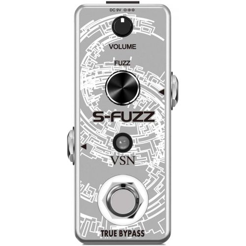  VSN Guitar Fuzz Traditional Rich, zinc alloy Classic Effects Pedal (L-325)