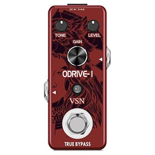  VSN Blues Drive Classical Electric Vintage Overdrive Guitar Effect Pedal True Bypass