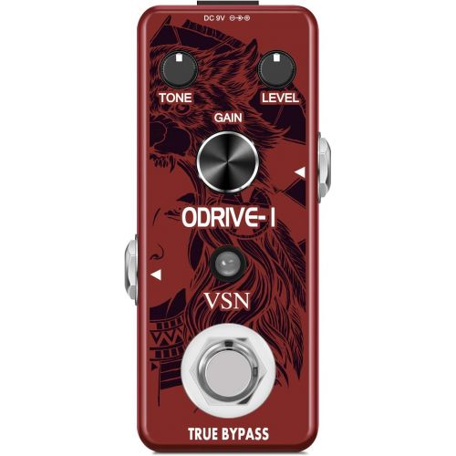  VSN Blues Drive Classical Electric Vintage Overdrive Guitar Effect Pedal True Bypass