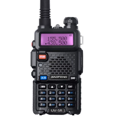  VTMOBILEAGE Walkie Talkie UV-5R Dual Band Two Way Radio Handheld Long Range CB HAM Radio FM Transceiver VHFUHF 136-174400-520MHz Amateur Radio Anti-Slip Portable Rechargeable Bla