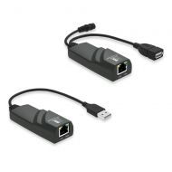 VTOP V.TOP USB 2.0 Network Extender Over RJ45 Cat5 /Cat6 /Cat7 Ethernet Driver-Free Version Adapter for Windows 10 / Mac OS 10.12 / Ubuntu (50 Meters)