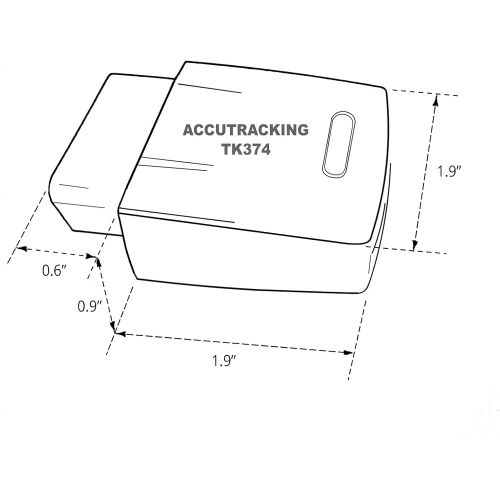  AccuTracking VTPLUG TK374 4G Real Time Online GPS OBD II Vehicle Tracker