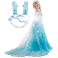 VU ROUL Halloween Frozen Inspired Dress Princess Costumes for Girls Queen Dress