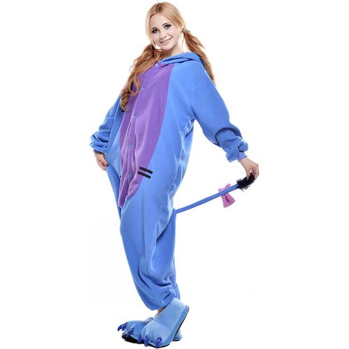  할로윈 용품VU ROUL Halloween Costume Animal Pajamas Eeyore Onesie Adult Pajamas Blue