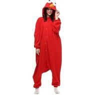 VU ROUL Halloween Costume Red Bird Onesie Pajamas Soft Plush Pyjamas